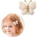 Cute & Versatile Butterfly Hair Clips Knitted Butterfly Hair Ties Lovely Hair Barrettes Perfect For Various Occasions Butterfly Hair Clips - Buy Online on GoSupps.com