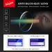 Blue Light Blocking Reading Glasses | Anti Glare Computer Readers (Multicolor 1.5) - Buy Online on GoSupps.com