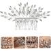 Ipetboom Pearl Tiara Hair Comb Hair Barrettes for Women Womens Barrettes for Hair Hanfu Hair Accessories Flower Hair Tiara Rhinestone Hair Side Comb Bride European and American Rhinestones - Buy Online on GoSupps.com