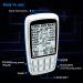 Conree Dual Channel TENS Unit EMS Muscle Stimulator - 24 Programs for Pain Relief Therapy | Rechargeable Pulse Massager with Case and 12 Pads for Back, Shoulder, Waist, Arm, Leg - Buy Online on GoSupps.com