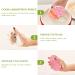 3-Pack Cleaning Kitchen Sponges Oval Pretty Flowers Kitchen Cellulose Dishwashing Wood Pulp Cotton - Buy Online on GoSupps.com