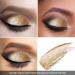 Anglicolor Liquid Glitter Eyeshadow - Highly Pigmented Diamond Gel Eyeliner and Eyeshadow | Vegan Makeup - Blendable Shimmer (Light Gold) - Buy Online on GoSupps.com
