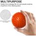 Firschoie 5-Piece Massage Balls Set - Hard Hedgehog Massage Balls for Hands Legs Shoulders and Feet - Ideal for Muscle Relief in Multiple Sizes - Buy Online on GoSupps.com