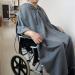 Wheelchair Cloak Warm Thickened Plush Windproof Wheelchair Blanket Wheelchair Cape with Hood Winter Poncho Lined Cape Suitable for Men and Women - Buy Online on GoSupps.com