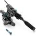 Terske Titanium Brake & Shift Lever Mountain Bike Bolt Kit - SRAM Matchmaker - Oil Slick - Buy Online on GoSupps.com