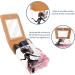 Buy Forest Elf Butterfly Girl Leather Lipstick Case - Mini Organizer with Mirror & Lip Gloss Holder - Buy Online on GoSupps.com