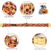 Buy Aring Pet Halloween Dog Halison - Sweet Orange Flower Design Adjustable Cotton Collars for All Dog Sizes (X-Large) - Buy Online on GoSupps.com