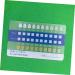 Clispeed Tooth Color Card - 20 Piece Set for Accurate Tooth Shade Matching | Bleached & Natural Tones | Frosted PVC Chart for Dental Professionals | Ideal for Oral Deliveries | Enhance Your Smile with Precision - Buy Online on GoSupps.com