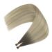 Youngsee Genius Weft Real Hair Extensions - 40cm Dark Brown to Light Brown Ombre - Balayage Hair Tresses for a Natural Look - 25g #4/7/80 - Buy Online on GoSupps.com