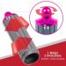 SPARES2GO 40mm 1.6 Inch x 135mm Barrel Compatible with Dyson Fits Airwrap Hair Styler (Nickel/Fuchsia) - Buy Online on GoSupps.com