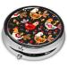 Cute Rooster Chickens Portable Pill Box - Lightweight Moisture-Proof Vitamin Organizer - Buy Online on GoSupps.com