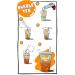 Buy Grab & Go Bubble Tea Set | 6x700ml 2x Molecular Caviar 2x Syrups - Kiwi Passion Fruit Cherry Mango | International Shipping Available - Buy Online on GoSupps.com