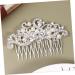 Didiseaon Hair Pearls Hair Claw Clips for Women Pearl Bridal Side Combs Pearl Bridal Comb Womens Hair Clips Wedding Veils Bride Veil Rhinestone Headpiece Hair Ornament Rose Women's Metal Pin - Buy Online on GoSupps.com