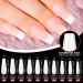 500 Pcs Artificial Nail Tips | Acrylic Coffin Fake Nails with Glue & Box for Women & Girls Perfect Natural Look - Buy Online on GoSupps.com