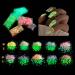 10 Color Festival Glitter Eye Body Glitter Glow in The Dark Luminous Hexagons Chunky Glitter for Acrylic Nail Hair Face Resin Art Crafts Glitter Flakes Makeup Artist for Cosmetic Festive Decoration