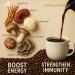 Mushroom Coffee 6 Mushroom Instant Blend with Lion s Mane Cordyceps Reishi King Trumpet Shiitake & Turkey Tail Supports Energy Focus Mood & Immune System 30 Servings - Buy Online on GoSupps.com