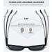 Shop Lanomi UV400 Reading Glasses for Men & Women | Big Gray & Black Sunglasses with 4.0 Strength Visual Aid - Buy Online on GoSupps.com