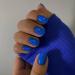 Blue Press on Nails Short Square Short Fake Nails Glue on Short Square Nails Press ons Soft Gel Glue on Nails Short Stick on Nails for Women Thick Reusable Solid Color Acrylic Nails 24pcs glossy blue