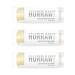 Hurraw! Unscented Lip Balm 3 Pack: Organic Certified Vegan Cruelty and Gluten Free. Non-GMO 100% Natural Ingredients. Bee Shea Soy and Palm Free. Made in USA Unscented 0.17 Ounce (Pack of 3)