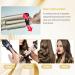 3 Barrel Hair Waver Curling Iron | 25mm Mermaid Curler with 2 Temperature Control | Quick Heating Styling Tool for Long Short Hair | Includes Heat-Resistant Gloves | Gold - Buy Online on GoSupps.com
