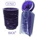 iSick Disposable Vomit Bags 1000ml 24pk - Premium Medical Grade Dark Purple Bags for Morning Sickness & Motion Sickness - Ideal for Kids, Taxis, Drivers - Portable & No Mess (Pack of 24) - Buy Online on GoSupps.com