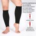 Buy Calf Compression Sleeves - Black Running Socks for Shin Support & Pain Relief - Small Size for Running Cycling & Walking - Buy Online on GoSupps.com