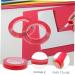 NUOBESTY 8 Rolls Transparent Double-sided Tape Picture Tapes Nails Tapes Manicure Tape Rug Tape Nail Display Holder Nail Displaying Tapes Red Nail Supplies No Substrate Acrylic Double Sided - Buy Online on GoSupps.com