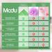 Buy Modu 5 Pcs Korean Exfoliating Mitts - Large Green Bath Washcloths | 9.1 X 6 in - Best for Exfoliation | International Shipping Available - Buy Online on GoSupps.com