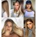 Vebonny Ombre Brown Lace Front Wig - 20 Inch Straight Hair with Roots Glueless Middle Part for Women | Shop Now! - Buy Online on GoSupps.com