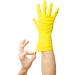 SteadMax Yellow Cleaning Dish Gloves Set - 3 Pairs Large Kitchen Latex Gloves - Buy Online on GoSupps.com