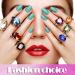 SILPECWEE Nail Polish Strips - 16 Self-Adhesive Wraps for Women, Elegant Style Manicure Stickers with Nail File - Buy Online on GoSupps.com