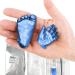 BabyRice Large Baby Hand and Foot Casting Kit with Metallic Paint (Blue) - Perfect Keepsake Gift for New Parents - Buy Online on GoSupps.com