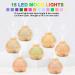 SPLITSKY 400ML Essential Oil Diffuser Set with 6 Oils & Remote Control - Electric Aroma Nebulizer & Air Humidifier with 14 Colour Lights for Home, Bedroom - Yellow - Buy Online on GoSupps.com