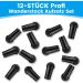 Nordic Walking Sticks Rubber Buffer - 12 Universal Anti-Slip & Wear-Resistant Tips for Trekking Poles (11mm Round Point) - Buy Online on GoSupps.com
