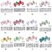 Buy 1 Set Image Stencils - Flowers & Geometry Cartoon Pattern for Nail Art | International Shipping Available - Buy Online on GoSupps.com