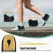 Sportal Adjustable Heel Cups - Breathable Heel Protectors for Plantar Fasciitis & Achilles Tendinitis - Small Black Heel Cushions for Men and Women - Buy Online on GoSupps.com