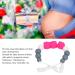 Teething Toy & Baby Feeding Chain - Easy to Clean Educational Food Accessory | Rose Red - Buy Online on GoSupps.com