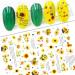 Nail Stickers 3D Nail Stickers Flowers Self-Adhesive Summer Nail Art Stickers Nail Decals for DIY Nail Art Decoration (7 Sheets) - Buy Online on GoSupps.com