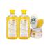 Intea Intea Camomille - 2 blonde highlighting shampoos 250ml + blonde highlighting mask 250ml + anti-tangle and anti-pull brush