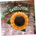 Zerodeko Strawberry Decor 1pc Wall Decoration Metal Outdoor Decor Welcome Hanging Sign Outdoor Wedding Decorations Garden Welcome Board Adornment Retro Decor Sunflower The Sign Acrylic - Buy Online on GoSupps.com