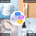 4pcs Travel Sample Pots 15g/15ml for Toiletries - Clear Round Cosmetic Containers for Women - Ideal for Lotions, Creams & Makeup - Buy Online on GoSupps.com