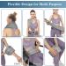 Maginno Lavender Neck and Shoulder Heating Pad - Stress Pain Relief, Cold Compress, Grey - Buy Online on GoSupps.com
