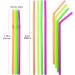 500-Pack Neon Colored Flexible Drinking Straws - 7.75 Plastic Bendy Straws - Disposable - ALINK - Buy Online on GoSupps.com