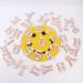 Chenille Number Iron on Patches - Set of 11 | Embroidered Gold Baseball Style | Decorative Sew on Numbers Badge for Clothing & Accessories - Buy Online on GoSupps.com