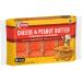 Keebler Sandwich Crackers, Single Serve Snack Crackers, Office and Kids Snacks, Cheese and Peanut Butter, 11oz Tray (8 Packs) 1.38 Ounce (Pack of 8)