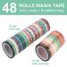 NANYNNU Cute 48 Rolls Washi Tape Set - Foil Gold Thin Decorative Masking Tapes 3MM Wide - Ideal for DIY Crafts, Scrapbooking, Gift Wrapping - Planner Tape Set - Buy Online on GoSupps.com