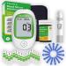 Blood Ketone Meter And 15 Blood Ketone Test Strips & 15 Lancets. Ketone Monitor Kit For Ketogenic Diet. Keto Test Check Ketosis. 5 Second Fast Get Results Blood Ketone Test Kit
