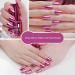 Metal Nail Polish Mirror Nail Varnish Pink Metallic Nail Polish Quick Drying Long Lasting Metallic Effect Nail Art Polish Non-Peelable Mirror Nail Polish No Need Cure - Buy Online on GoSupps.com