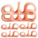 Toe Spacers 3 Pairs Silicone Toe Separators Elastic Toe Separators for Pedicure Breathable Bunion Corrector for Women Men Toe Separators
