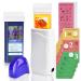Roll On Wax Kit Pre and Post Wax Gel Roller Waxing Kit with Honey and Lavender Wax Cartridges Depilatory Wax Roll on Wax Warmer for Women & Men Sensitive Skin